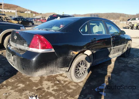 2010 Chevrolet Impala Ls из США, поврежденный, VIN 2G1WA5EK8A1161256